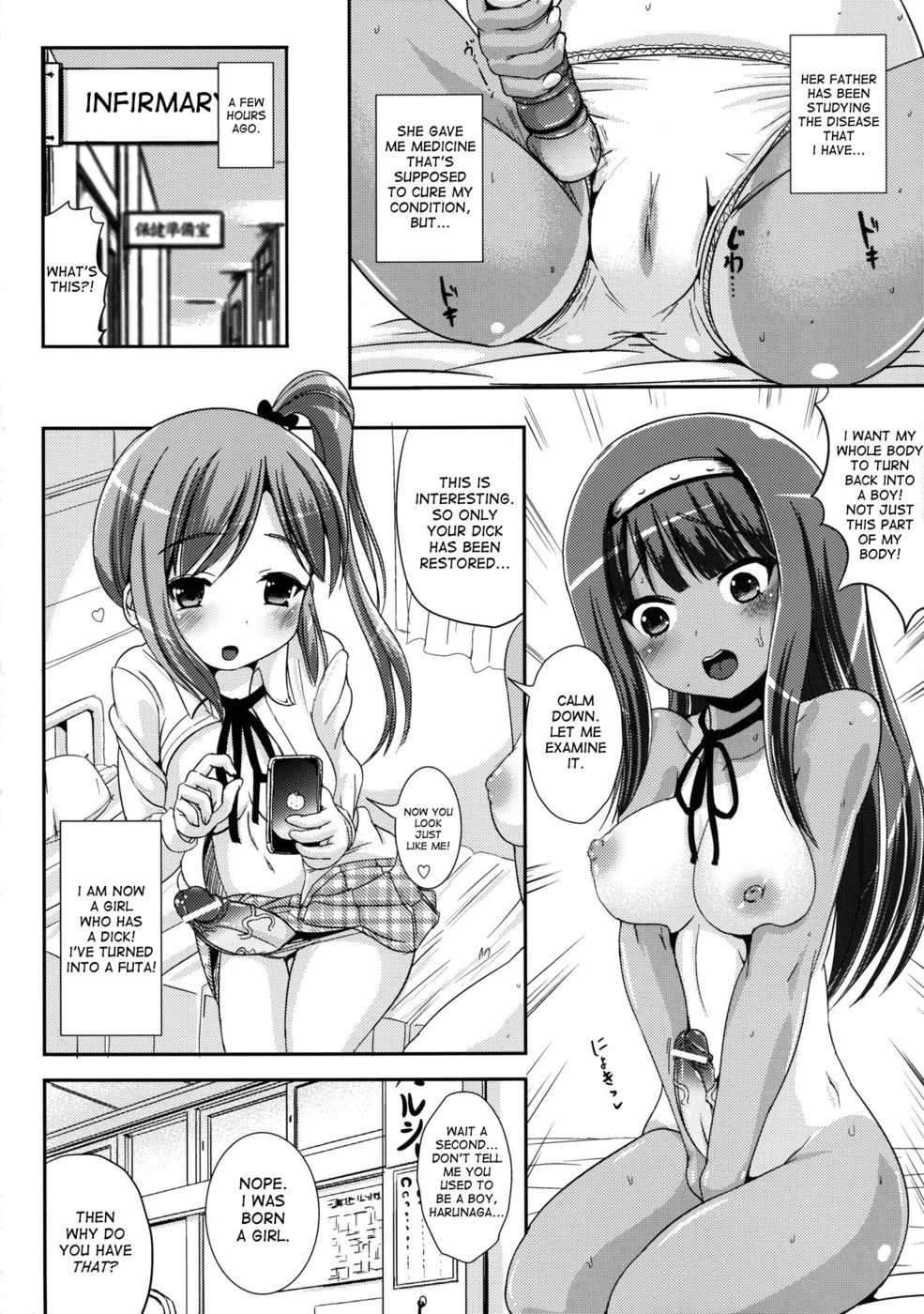 Hentai Manga Comic-Asa Onna Ore to Futanarikko Ojousama-Chapter 2-3